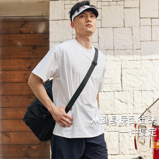 录士LUSHISI破格主题短袖棉感亲肤吸湿排汗速干运动潮流篮球短袖 商品图3