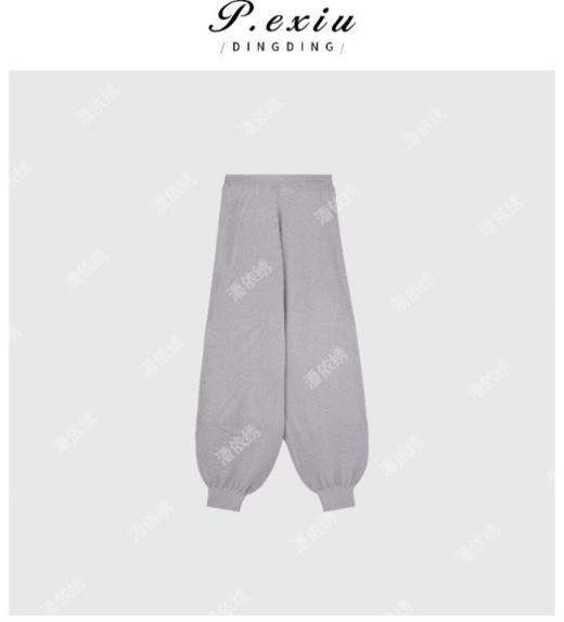 03-2潘依绣丁丁宠粉夏季小众设计师款束脚休闲裤Q2699 商品图0