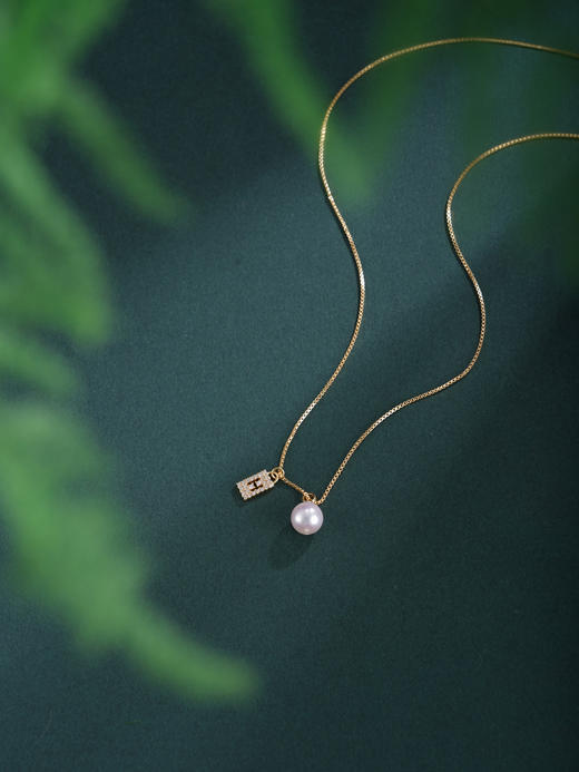 子佩集【属于她】银S925珍珠惜王妃套链项链【QJTL008】字母H镀金2602 商品图2