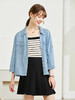 【百图lulu定制】【慕斯牛仔衬衫】 100%莱赛尔  七分袖   气质通勤设计感  牛仔衬衫 商品缩略图6