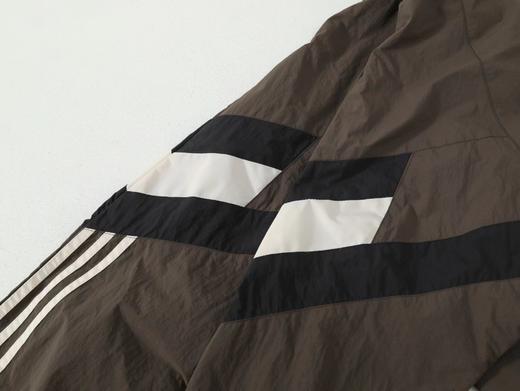 F030418男款LOGO拼色条纹立领夹克复古跑步休闲百搭单面风衣外套 商品图13