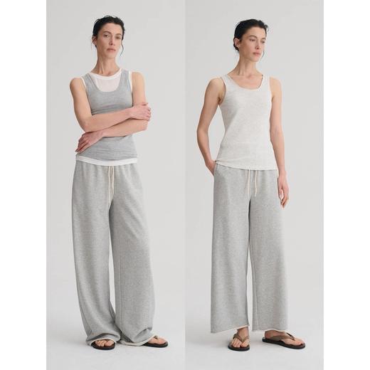 MAISON CECILE三色|两种长度舒适好穿日常休闲简约抽绳卷边运动裤 商品图0