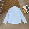 F030404简洁干净纯棉衬衫女士新款春季白色长袖职业气质休闲衬衣 商品缩略图3