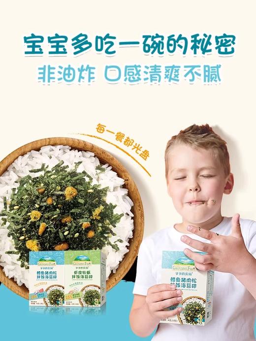 爷爷的农场 虾皮牡蛎鱼猪肉松拌饭海苔碎40g 宝宝婴幼儿辅食谱 商品图1