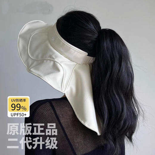 日本防晒帽子女2025夏季新款大檐遮脸护颈户外骑行遮阳帽 商品图1