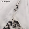 天猫同步【莱赛尔/垂顺透气】拉夏贝尔/La Chapelle水墨感碎花连衣裙V领+蛋糕裙摆显瘦、灵动、优雅★ 商品缩略图4