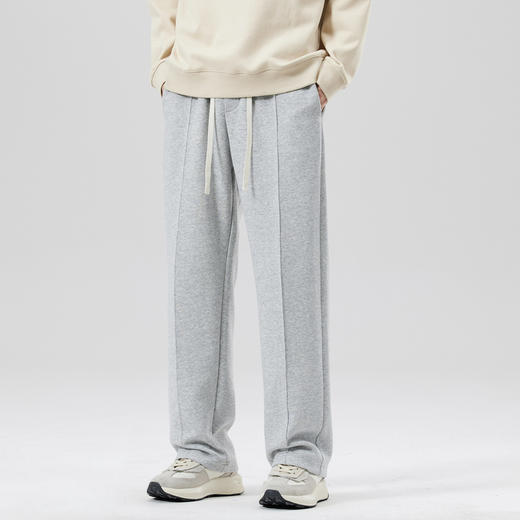 爆卖中！~2026春秋男士高级直筒针织卫裤，宽松休闲，百搭时尚，80到200斤都能穿 商品图2