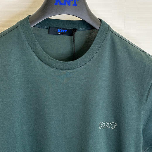 KITON 男士字母徽标圆领短袖T恤 绿色 UMM068805002 商品图2