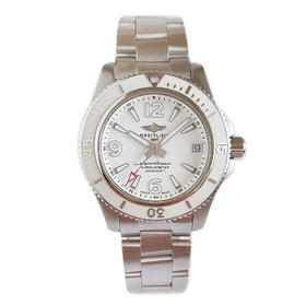 【95新】BREITLING 百年灵A17316D21A1A1天文台认证自动机械机芯36MM（女款）超级海洋系列精钢120226NJS04