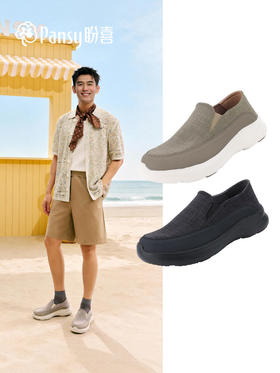 PANSY盼喜日本男鞋透气两穿休闲鞋2026春季新款----1161