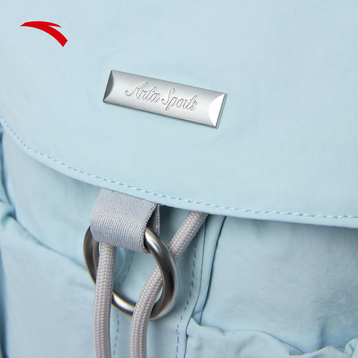 安踏双肩包学生电脑包中学生大容量背包女生蓝色书包192628154 商品图2