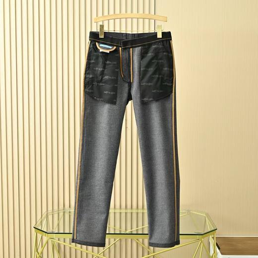 谱拉达2026春秋季新品男士羊毛加厚YKK拉链商务休闲西裤 商品图5