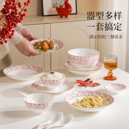 28头骐骥连连餐具 商品图5