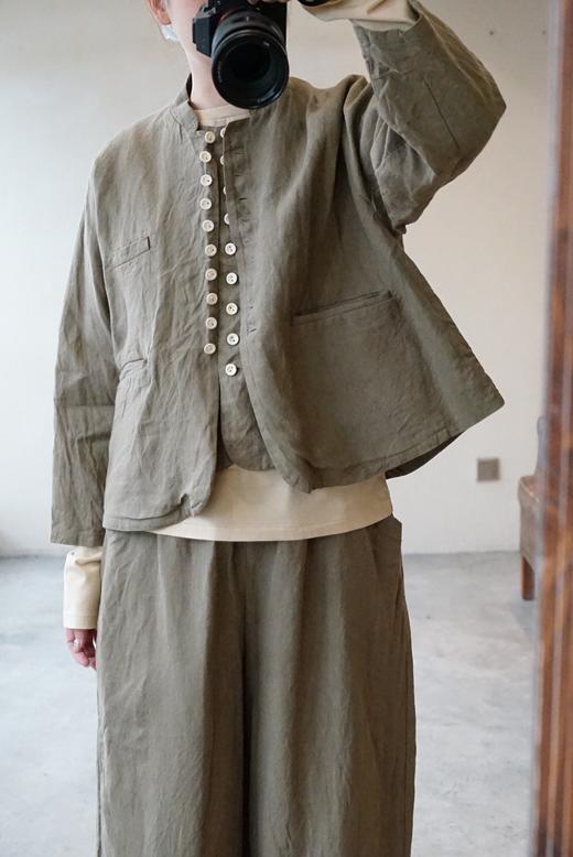 Atelier d'antan麻质短外套 商品图1