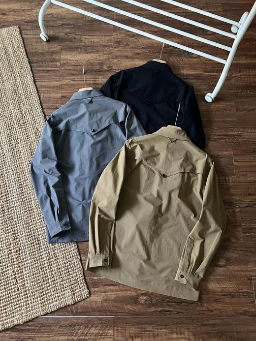 F030432户外轻量防晒轻量快干百搭立体剪裁长袖男款衬衫 商品图1