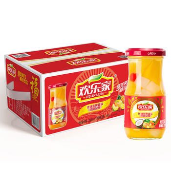 欢乐家糖水杂果什锦水果罐头256g*12 水果罐头礼盒送礼 休闲零食 商品图5