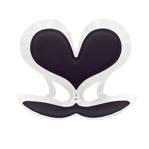 BKT 爱心「普拉提」坐姿椅 爱心版 摩卡黑 故宫宫廷联名款 商品图5