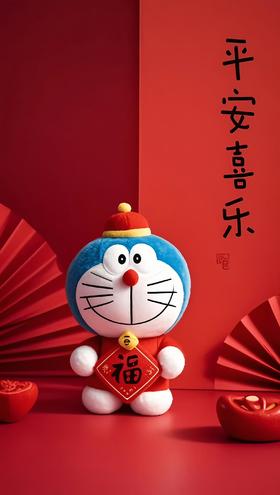 哆啦A梦手机壳配套精美壁纸