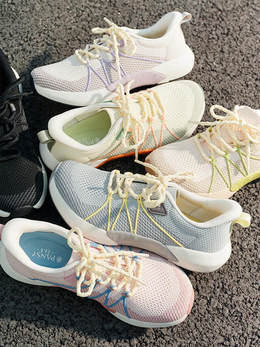 PANSY盼喜女鞋秒穿一脚蹬透气宽脚户外休闲运动鞋2026春季新款---4308 商品图1