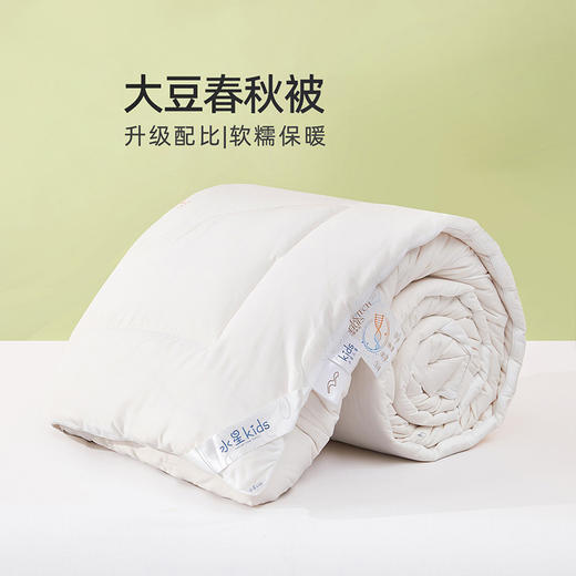 水星家纺丨金小豆抗菌防螨大豆春秋被  200cm*230cm 商品图1