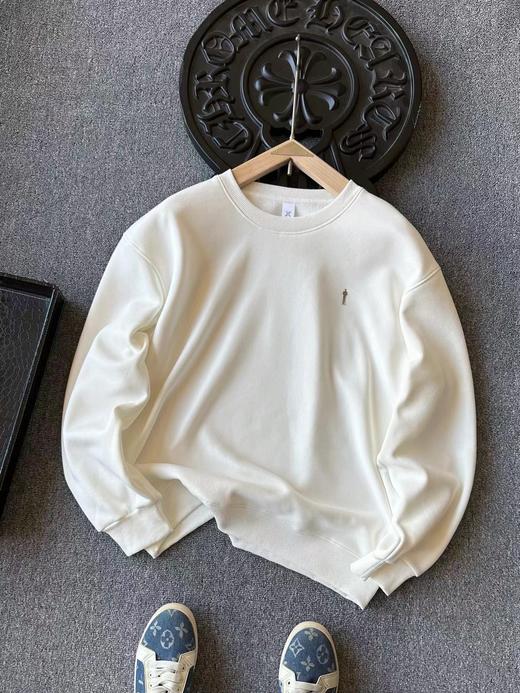 F030434新品超柔博奥绒亲肤舒适百搭时尚宽松日常加绒卫衣 商品图2