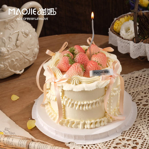 春日淡雪莓语ss（默认草莓➕草莓酱夹心） 商品图0