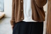 Nitto肉桂棕羊绒开衫 商品缩略图4