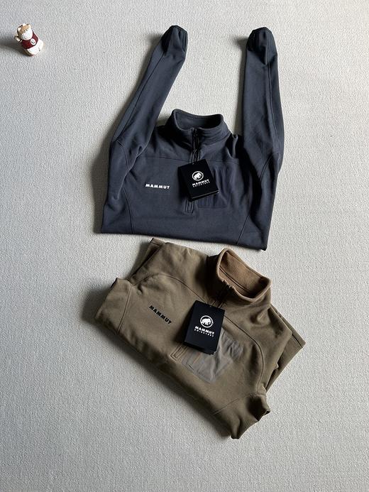 猛犸象 Aenergy男士户外吸湿速干排汗半拉链舒适骑行长袖T恤。 商品图1