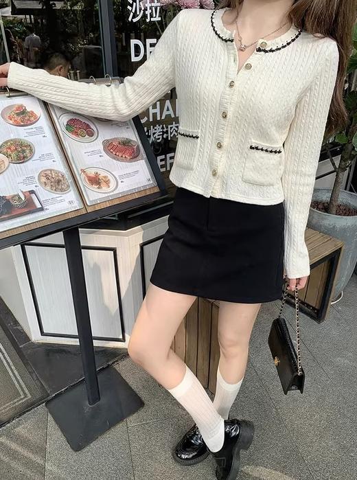 <曾小咸推荐>3.8现货秒杀 ！微信超特价！韩系小香风针织开衫 日常189.99 立减100 秒杀89.99！！ 商品图7