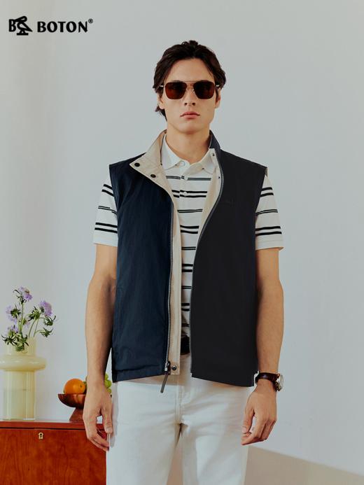 波顿男士四季双面穿马甲｜常规款利落有型，简约设计日常好搭MJ061126 商品图1