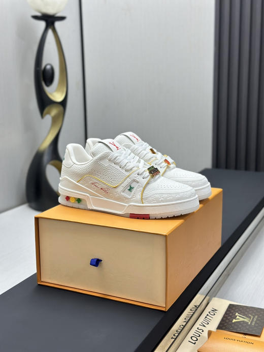 春季特惠💰650 LV 公司级 # 驴牌 Trainer 低帮休闲板鞋 商品图1