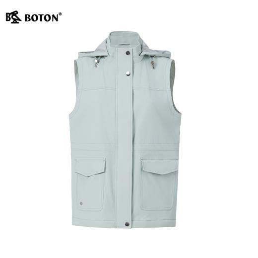 波顿女士春秋季连帽马夹｜一件有设计感的春秋外套，自在随性穿LJ030126 商品图4