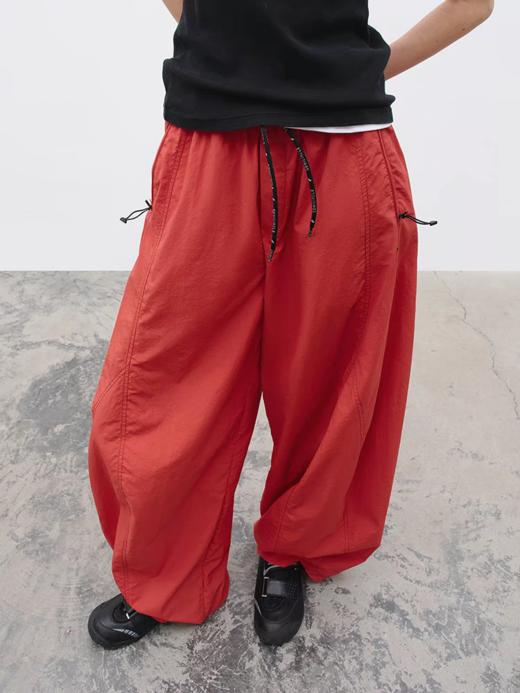 半圆/C63230053/宽松结构分割感气球休闲裤 商品图1