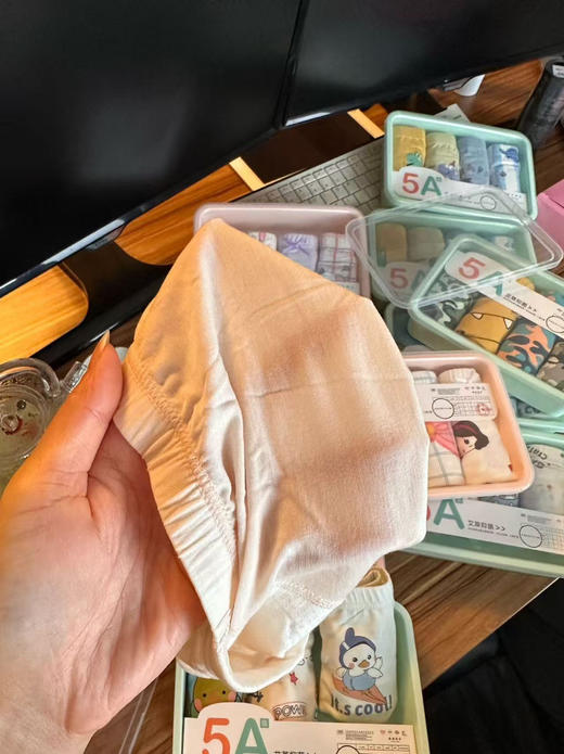 （我个人更喜欢莱赛尔，冰冰凉凉很丝滑无比适合夏天）男女儿童莱赛尔/纯棉内裤/4条装 商品图1
