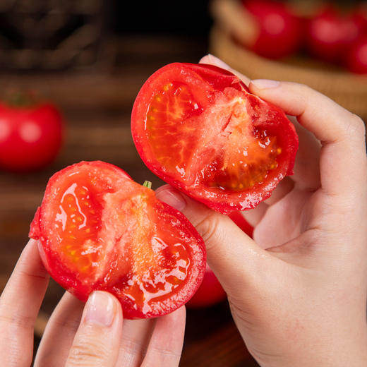 陕西普罗旺斯西红柿 净重4-4.5斤小中大果 商品图3