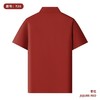 165g 整件全无痕压胶无缝纯色二级布领短袖四合扣短袖翻领polo衫  ZT-T26# 商品缩略图5