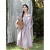 鹿向南「紫雾汀洲」淡紫色法式气质吊带连衣裙女年春季显瘦长裙子 商品缩略图4