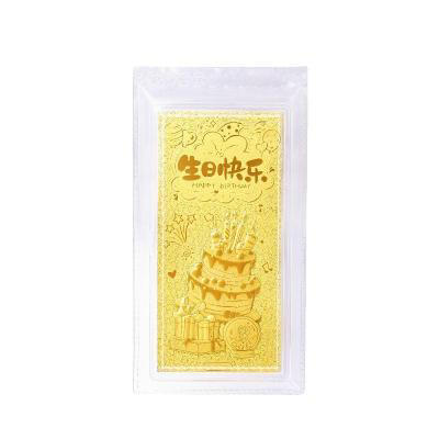 【囤金达人】祝福金币金钞 1g黄金投资小金豆收藏投资送礼MEMORA诗普琳GU011101，GU011801一口价（工费99元） 商品图9
