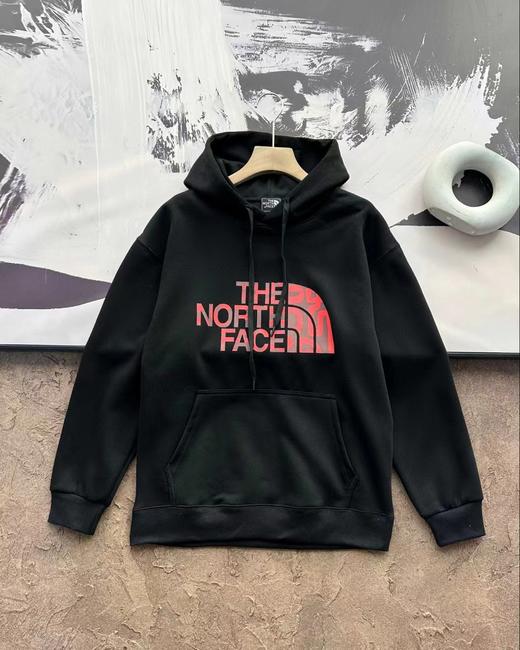 F0304100春季新品休闲百搭情侣胸前大印花双层华棉连帽卫衣 商品图14