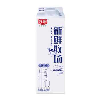 光明 新鲜牧场 950ml*1瓶 高品质牛乳 牛奶 低温奶 商品图3