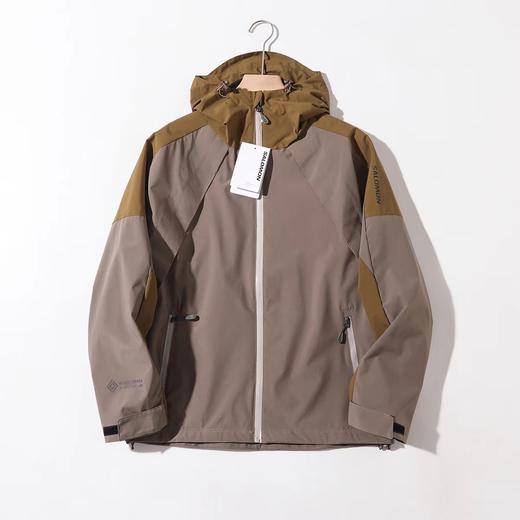 F030482户外拼色连帽男款徒步登山防风防水夹克外套 商品图14