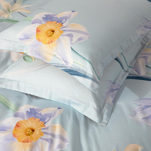 水星家纺丨全棉印花四件套（抗菌）花开彼岸 商品图3