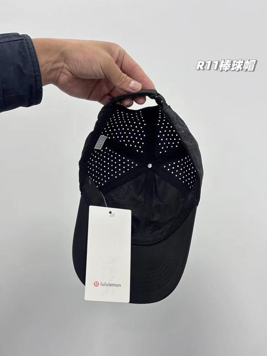 F030472速干冲孔透气侧面硅胶小标时尚舒适轻便情侣款棒球帽鸭舌帽 商品图8