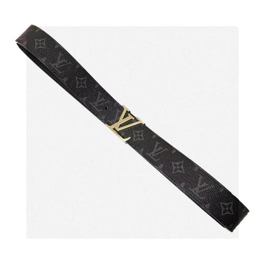 F030450男士黑色低调内涵带身满印老花字母金扣皮带腰带 商品图7