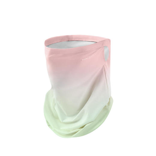 防晒面罩女夏季护颈冰丝袖套防紫外线面纱遮脸开车骑行面罩渐变 商品图4