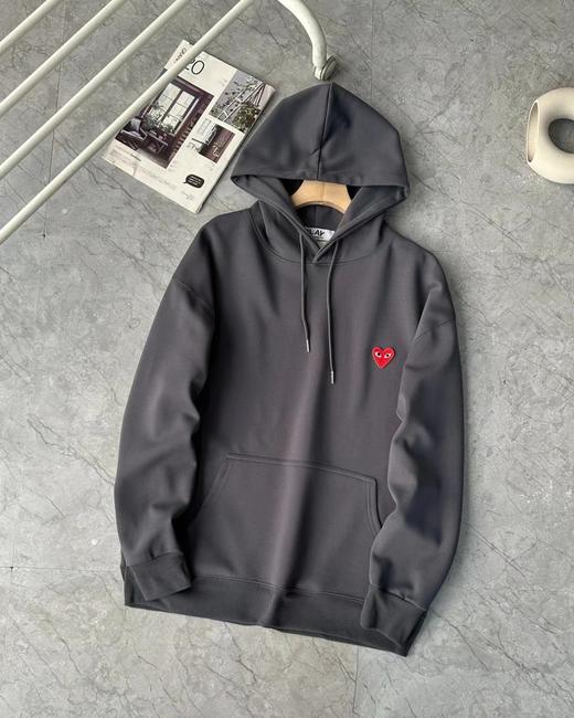 F030492春款纯色基础简约百搭潮流精品针织毛圈连帽卫衣 商品图7