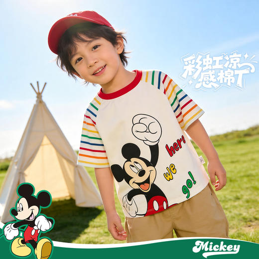 迪士尼木偶奇遇记男童上衣短袖T恤ZD2FS010 商品图4