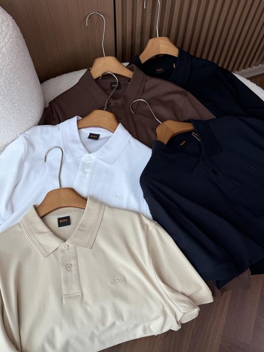 2026ss新款刺绣logo翻领款polo男士商务短袖上衣 商品图2
