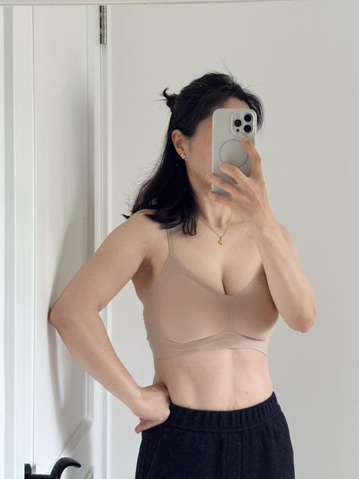 26无痕无钢圈——天丝莫代尔细肩带【套头】支撑文胸内衣 商品图1