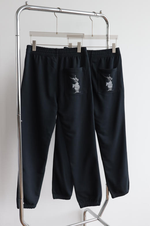 26新款 B.B.R盾牌徽标斩马印花装饰棉质慢跑裤 WK866 商品图4